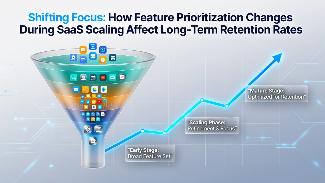 Shifting Focus: How Feature Prioritization Changes During SaaS Scaling Affect Long-Term Retention Rates
